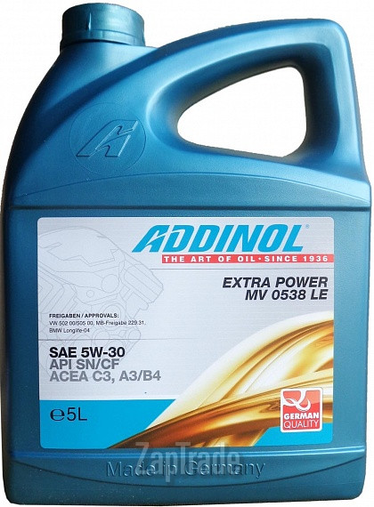 Addinol Extra Power MV 0538 LE, 5 л