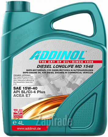 Addinol Diesel Longlife MD 1548, 4 л