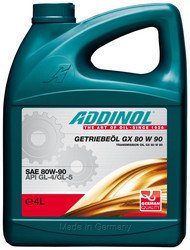 Addinol Getriebeol GX 80W 90 4L, 4 л