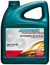 Addinol Трансмиссионное масло Getriebeol GS SAE 75W-90 (4л), 4 л