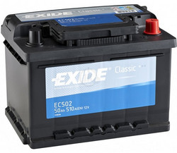 Exide 50/Ч Classic EC502