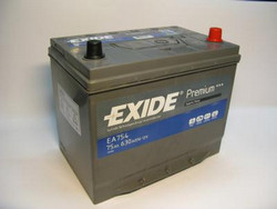 Exide 75/Ч Premium EA754