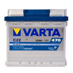 Varta Blue Dynamic C22 52/Ч 552400047