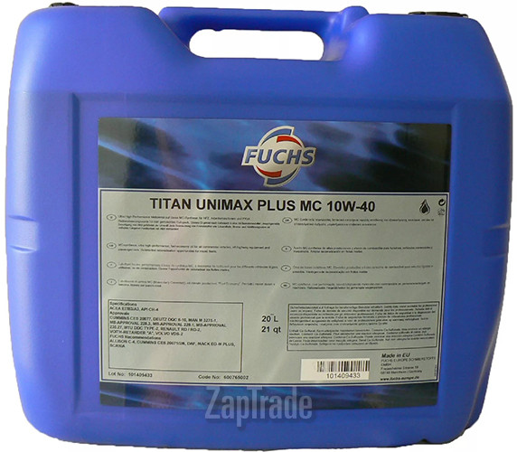 Fuchs TITAN UNIMAX PLUS MC, 20 л