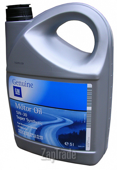 General motors GM Motor Oil Super Synthetic, 5 л