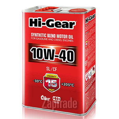 Hi-gear SAE 10W-40 API SL/CF, 4 л