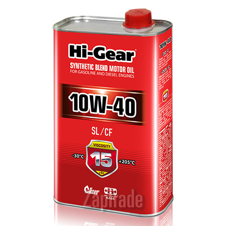 Hi-gear SAE 10W-40 API SL/CF, 1 л