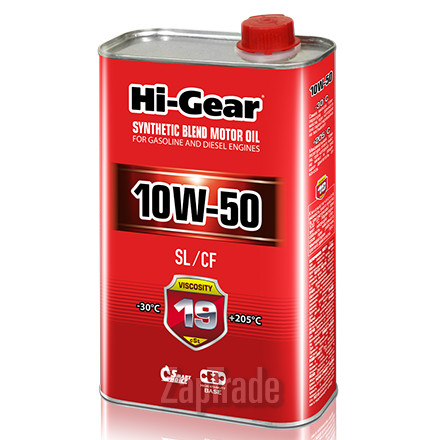 Hi-gear SAE 10W-50 API SL/CF, 1 л