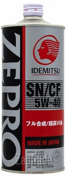 Idemitsu Zepro Euro Spec, 1 л