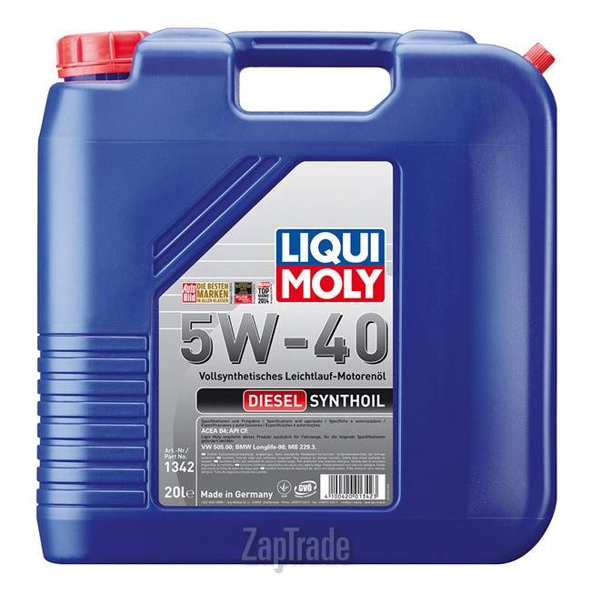 Liqui moly Diesel Synthoil, 20 л