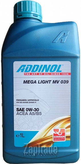 Addinol Mega Light MV 039, 1 л