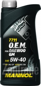 Mannol 7711 O.E.M. for Daewoo GM (MN7711-1), 1 л