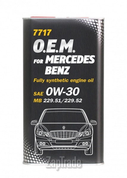 Mannol 7717 O.E.M. for Mercedes Benz, 4 л