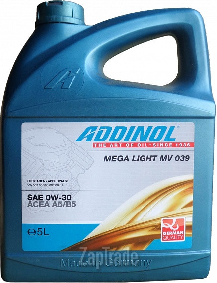 Addinol Mega Light MV 039, 5 л