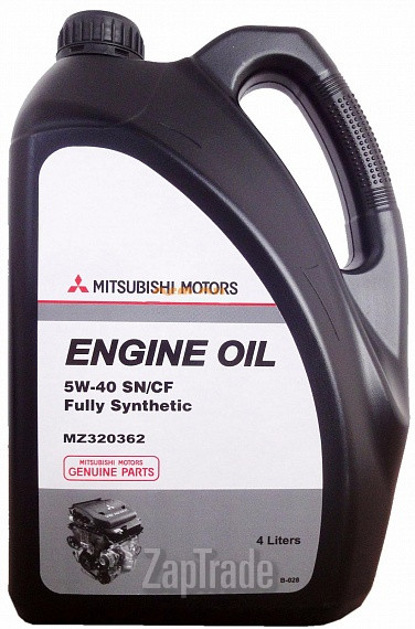 Mitsubishi Genuine Oil 5W-40 SN/CF, 4 л