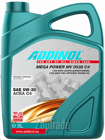 Addinol Mega Power MV 0538 C4, 5 л