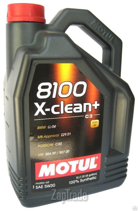 Motul 8100 X-CLEAN +, 5 л