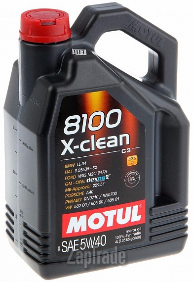 Motul 8100 X-Clean, 4 л