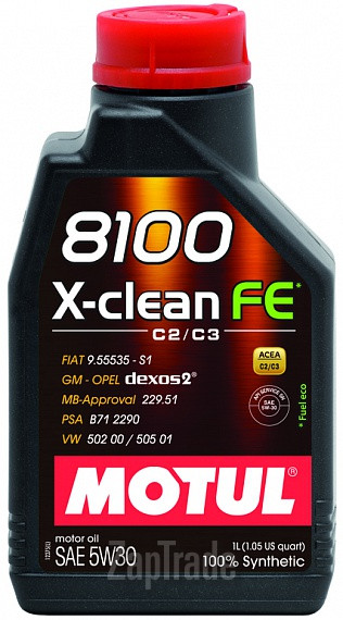 Motul 8100 X-Clean FE, 1 л