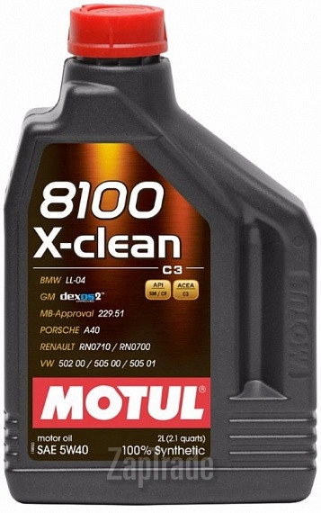 Motul 8100 X-clean, 2 л