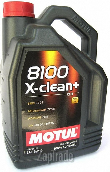 Motul 8100 X-clean+, 5 л