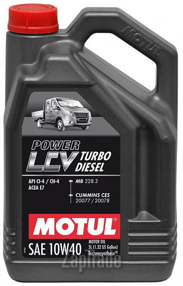 Motul POWER LCV TURBO DIESEL, 5 л