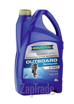 Ravenol Outboardoel 2T Teilsynth, 4 л