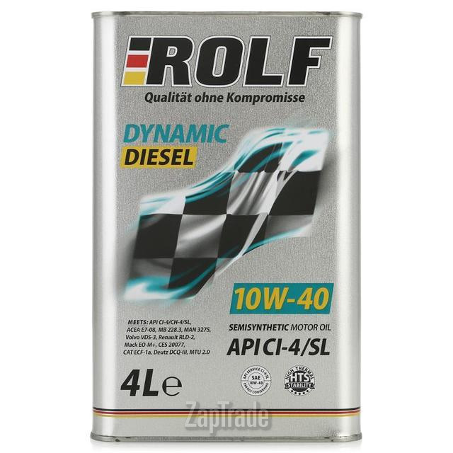 Rolf Dynamic Diesel SAE 10w-40. API CI-4/SL, 4 л