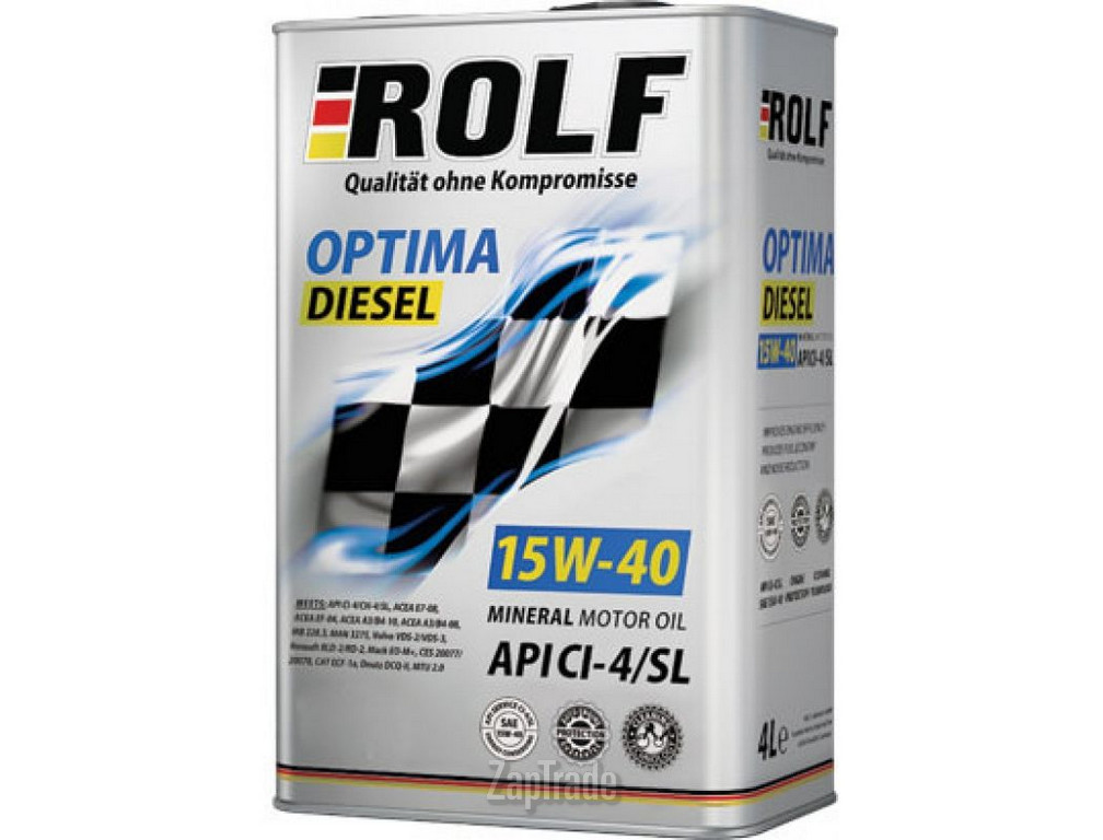 Rolf Optima Diesel 15W-40, 4 л