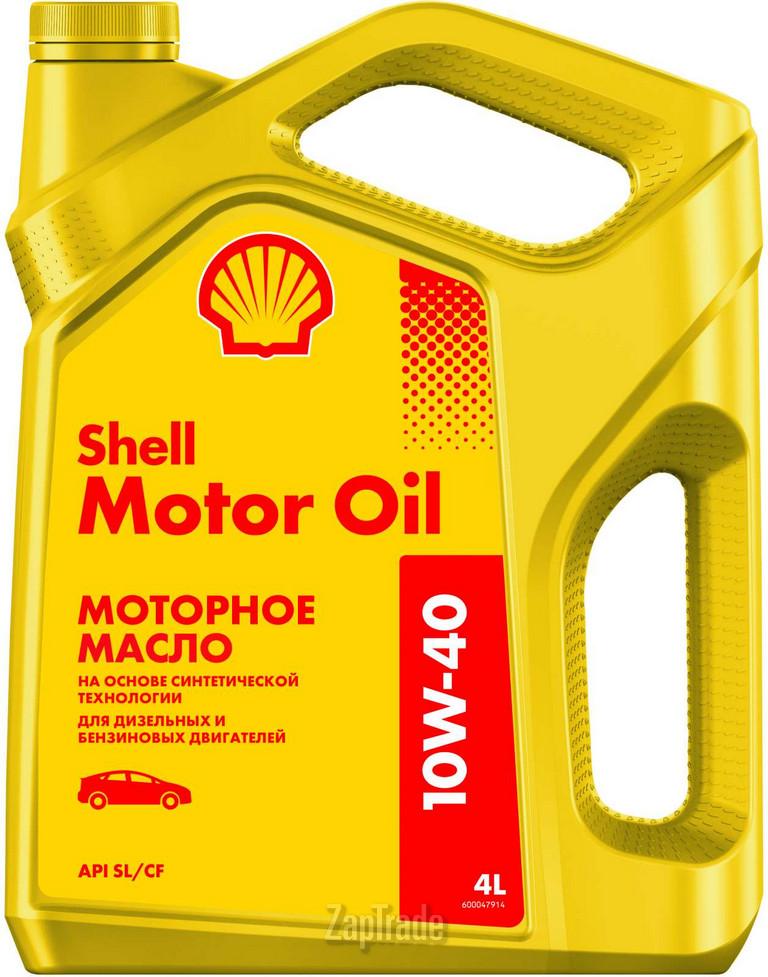 Shell Motor Oil 10W-40, 4 л