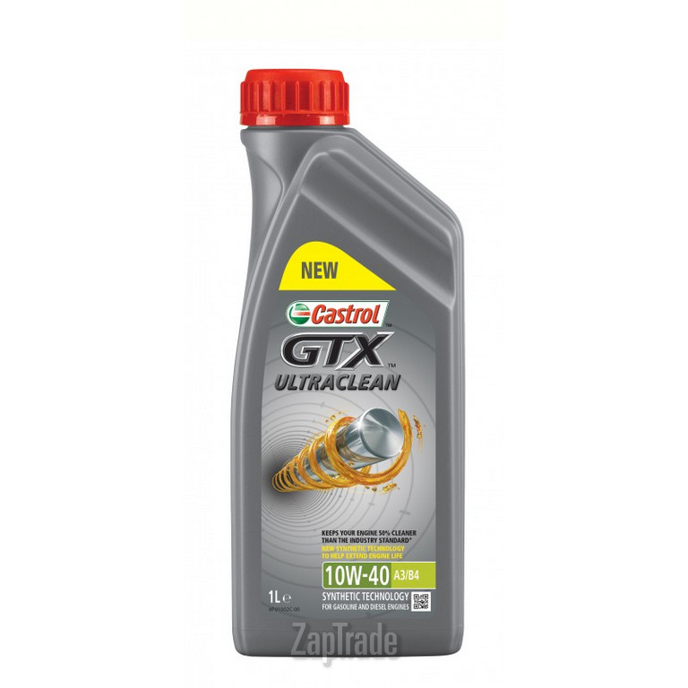 Castrol GTX ULTRACLEAN 10W-40, 1 л