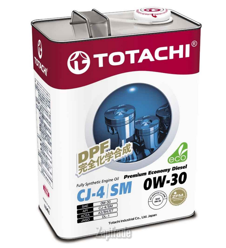 Totachi Premium Economy Diesel Fully Synthetic CJ-4/SM, 4 л