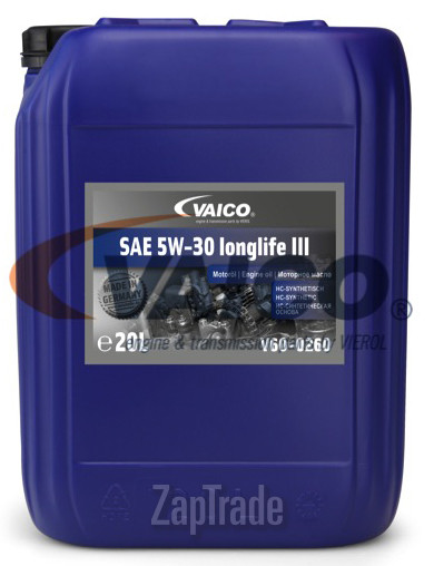 Vaico SAE 5W-30 longlife III, 20 л