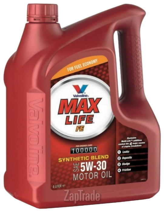 Valvoline MAXLIFE FE SAE 5W-30, 4л,  л