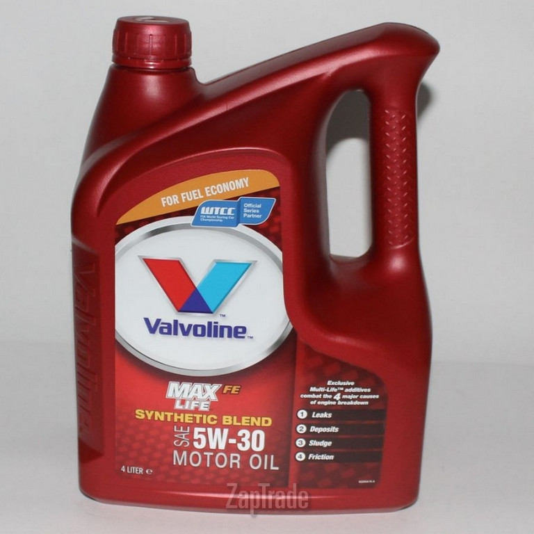 Valvoline MAXLIFE SAE 5W-30, 4л, 4 л