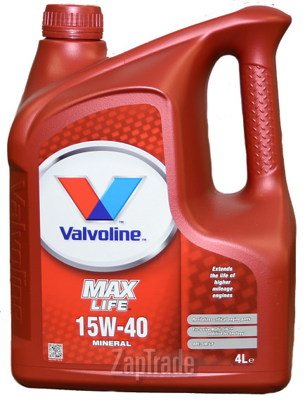 Valvoline Maxlife, 4 л