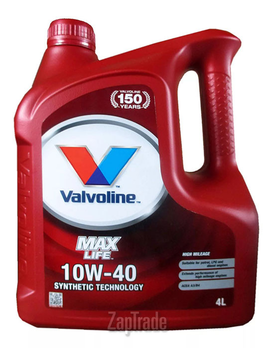 Valvoline Maxlife, 4 л