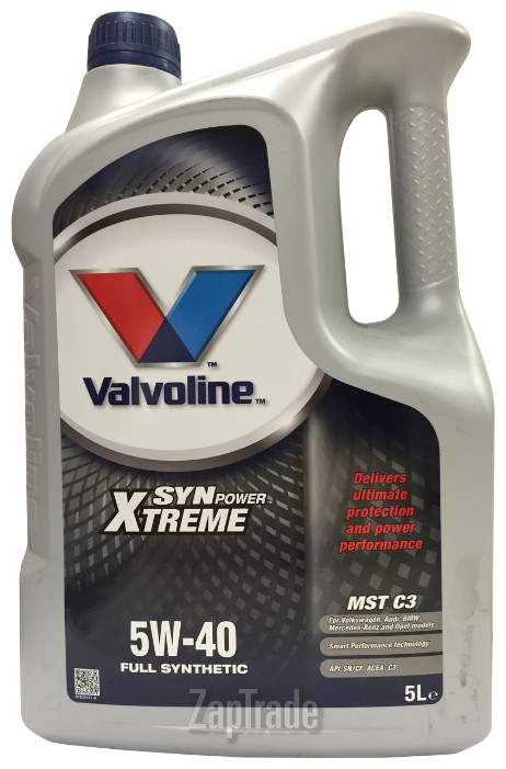 Valvoline SYNPOWER XTREME MST SAE C3 5W-40, 5л, 5 л