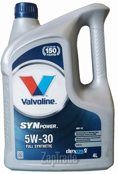 Valvoline SynPower MST C3, 4 л