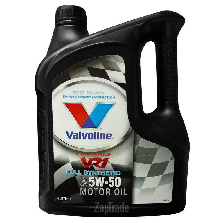 Valvoline Син. моторное масло VR1 RACING SAE 5W-50, 4л, 4 л