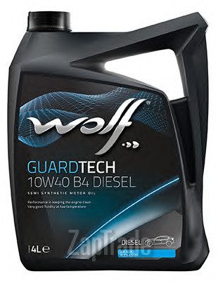 Wolf GUARDTECH 10W40 B4 DIESEL, 4 л