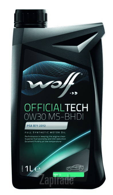 Wolf OFFICIALTECH 0W30 MS-BHDI, 1 л