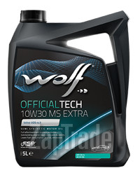 Wolf OFFICIALTECH 10W30 MS EXTRA, 5 л