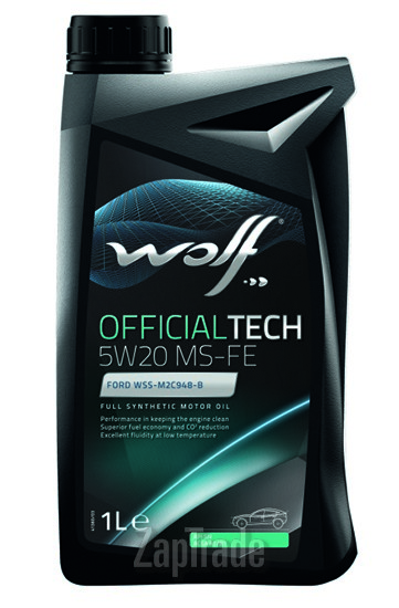 Wolf OFFICIALTECH 5W20 MS-FE, 1 л