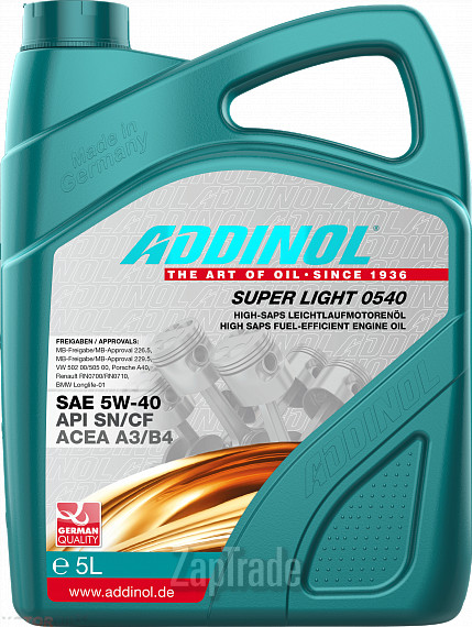 Addinol Super Light 0540, 5 л