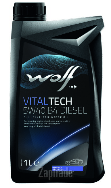 Wolf VITALTECH 5W40 B4 DIESEL, 1 л