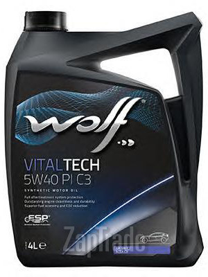 Wolf VITALTECH 5W40 PI C3, 4 л