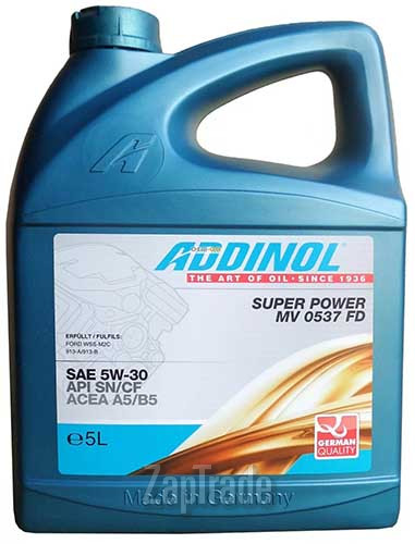 Addinol Super Power MV 0537 FD, 5 л