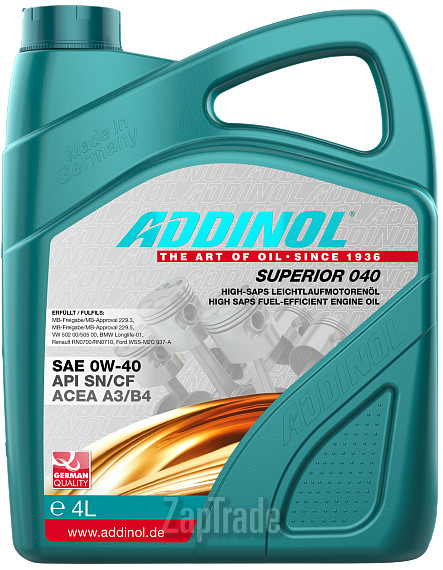 Addinol Superior 040, 4 л