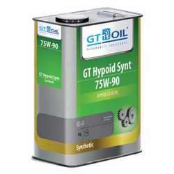 Gt oil Трансмиссионное масло GT Hypoid Synt, 4л, 4 л